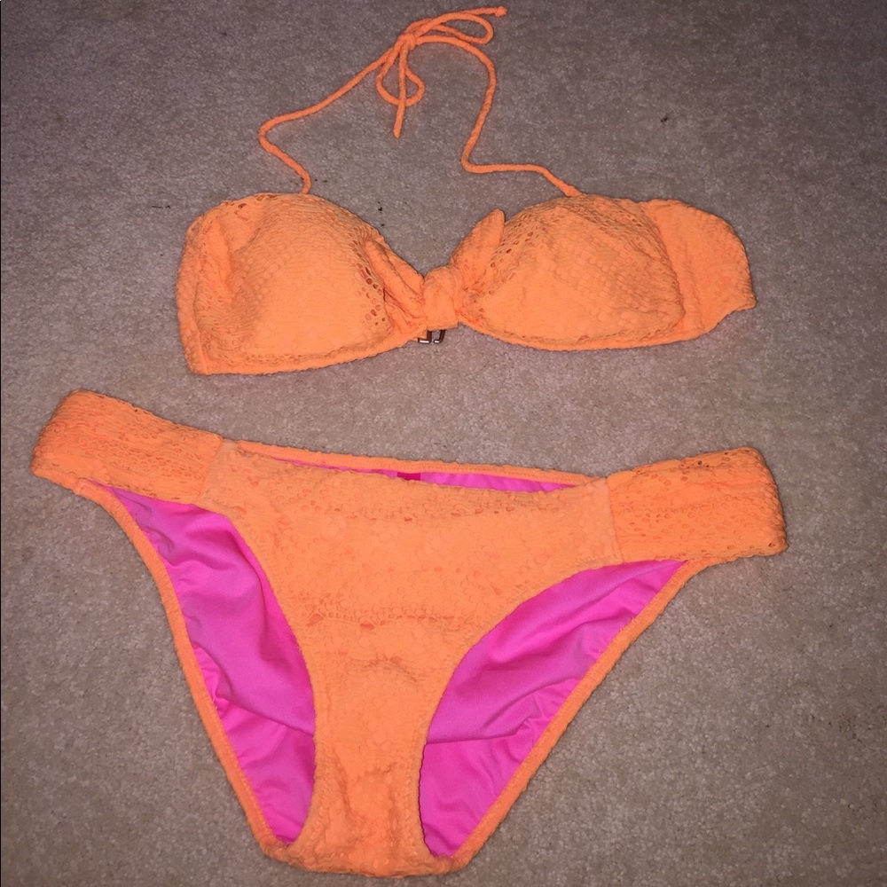 Orange Victoria's Secret Bikini
