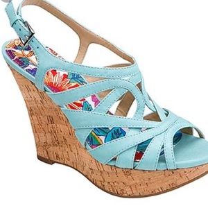 Teal Wedges