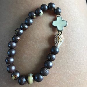 Brown shell bracelet