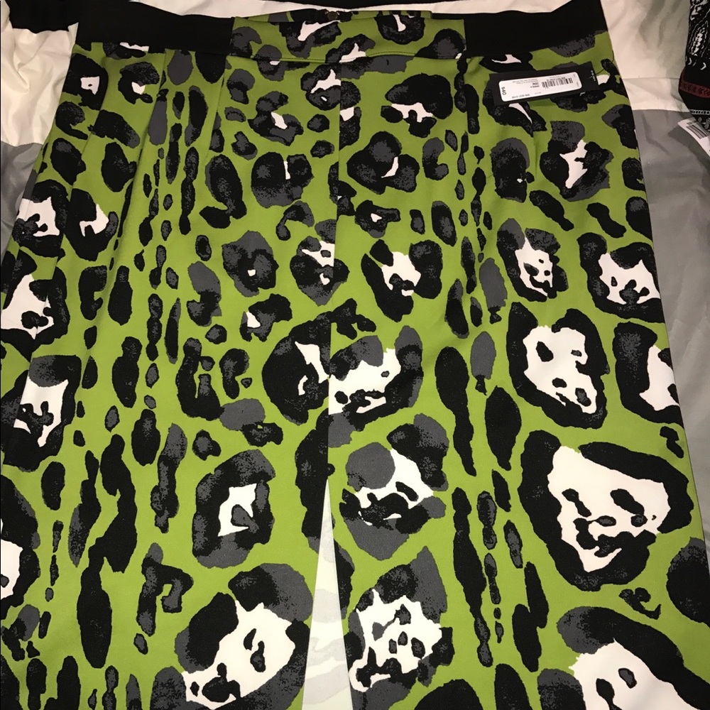 Worthington animalia print pencil skirt