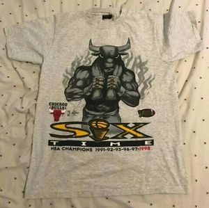 1998 Chicago bulls 6 time nba champs shirt