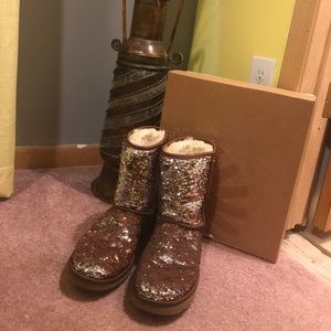 Authentic Limited Edition Sequin UGG Boots