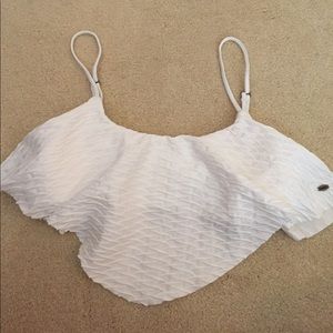 O'Neill Textured White Bathingsuit top