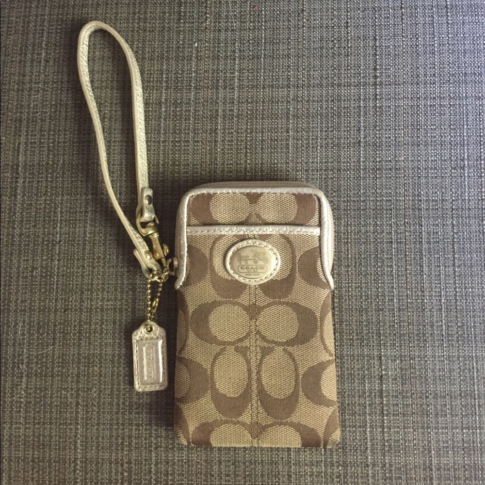 Coach Wristlet with Card Slots