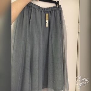 Midi Tulle Skirt