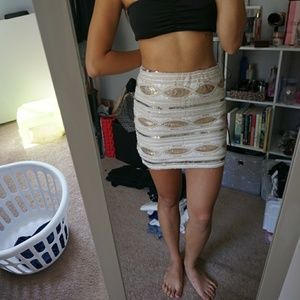 Sequin skirt