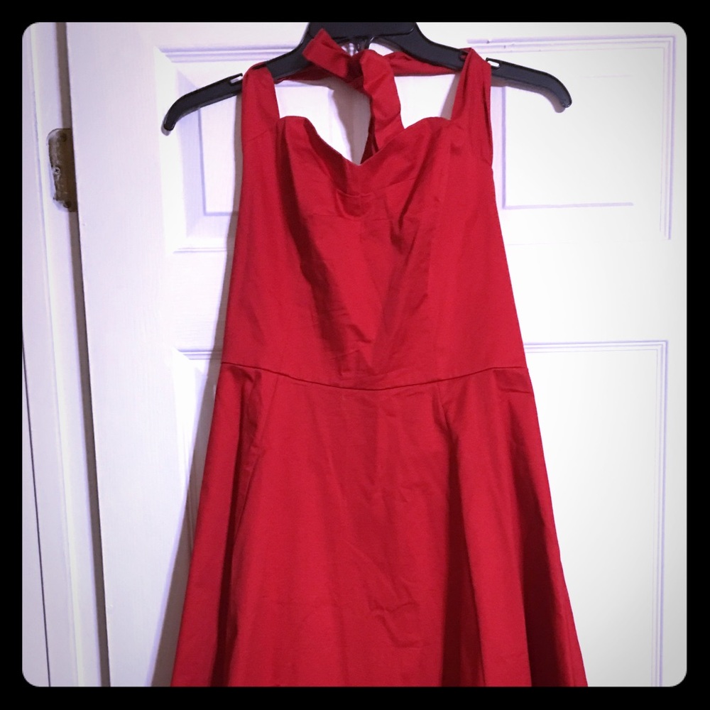 Red Swing Dress