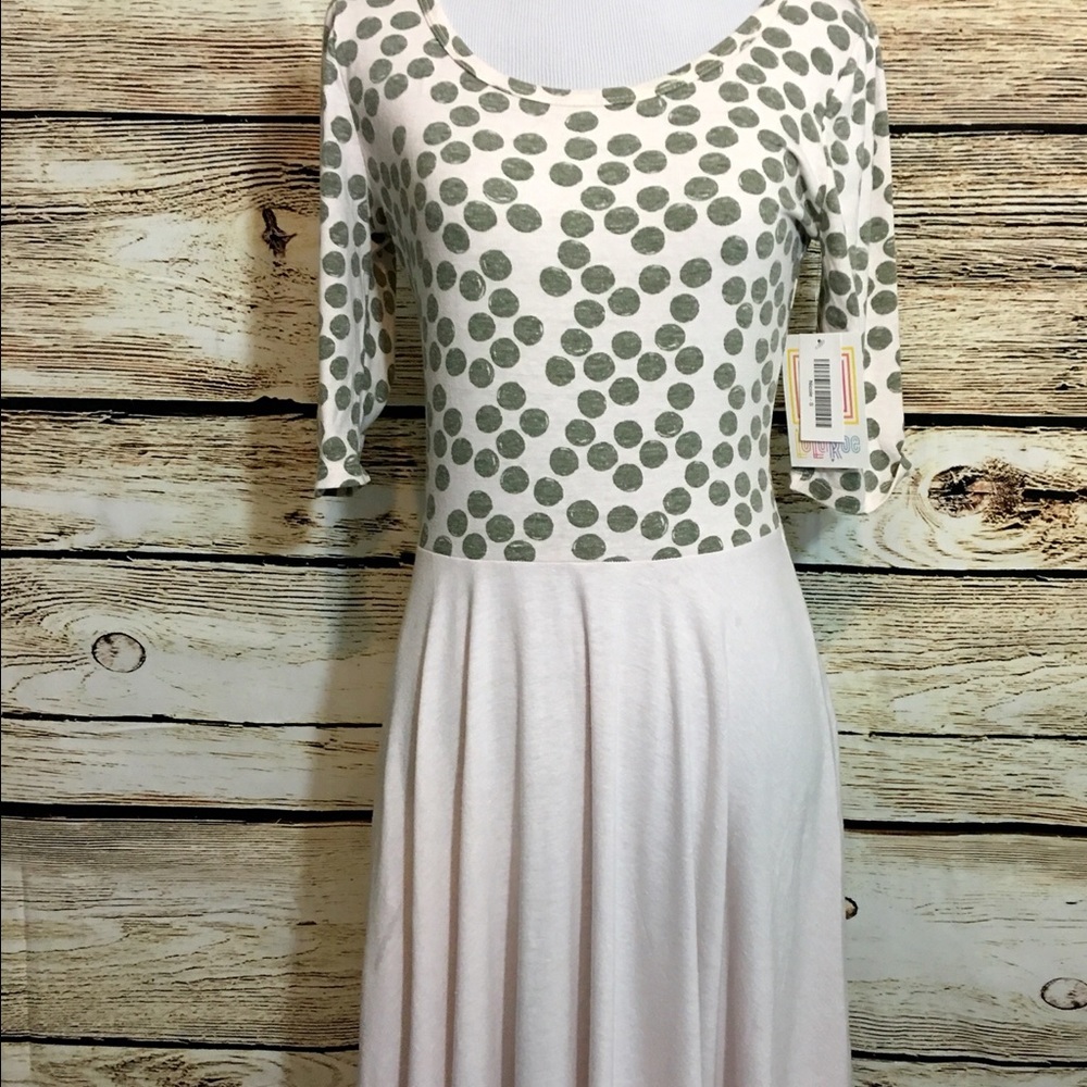 LuLaRoe Nicole Dress polka dots