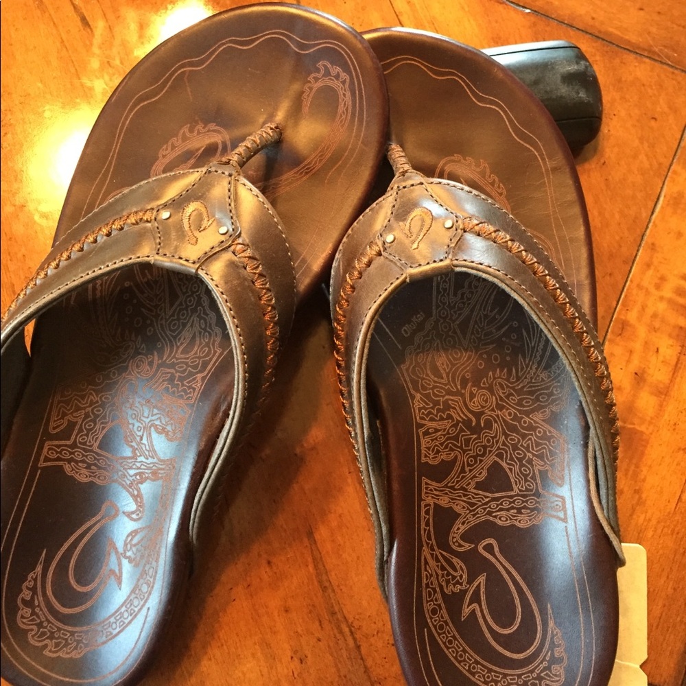 Olukai Mea Ola Leather Sandal