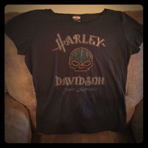 Harley dressy top! Worn once in Vegas!