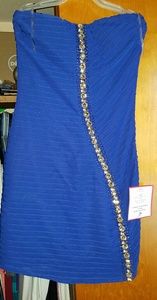 Blue clubbing dress