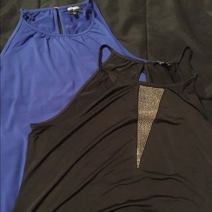 Express Tank Tops - Silky Material L & XL