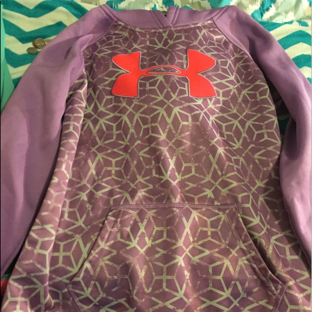 Purple/pink under armor hoodie!