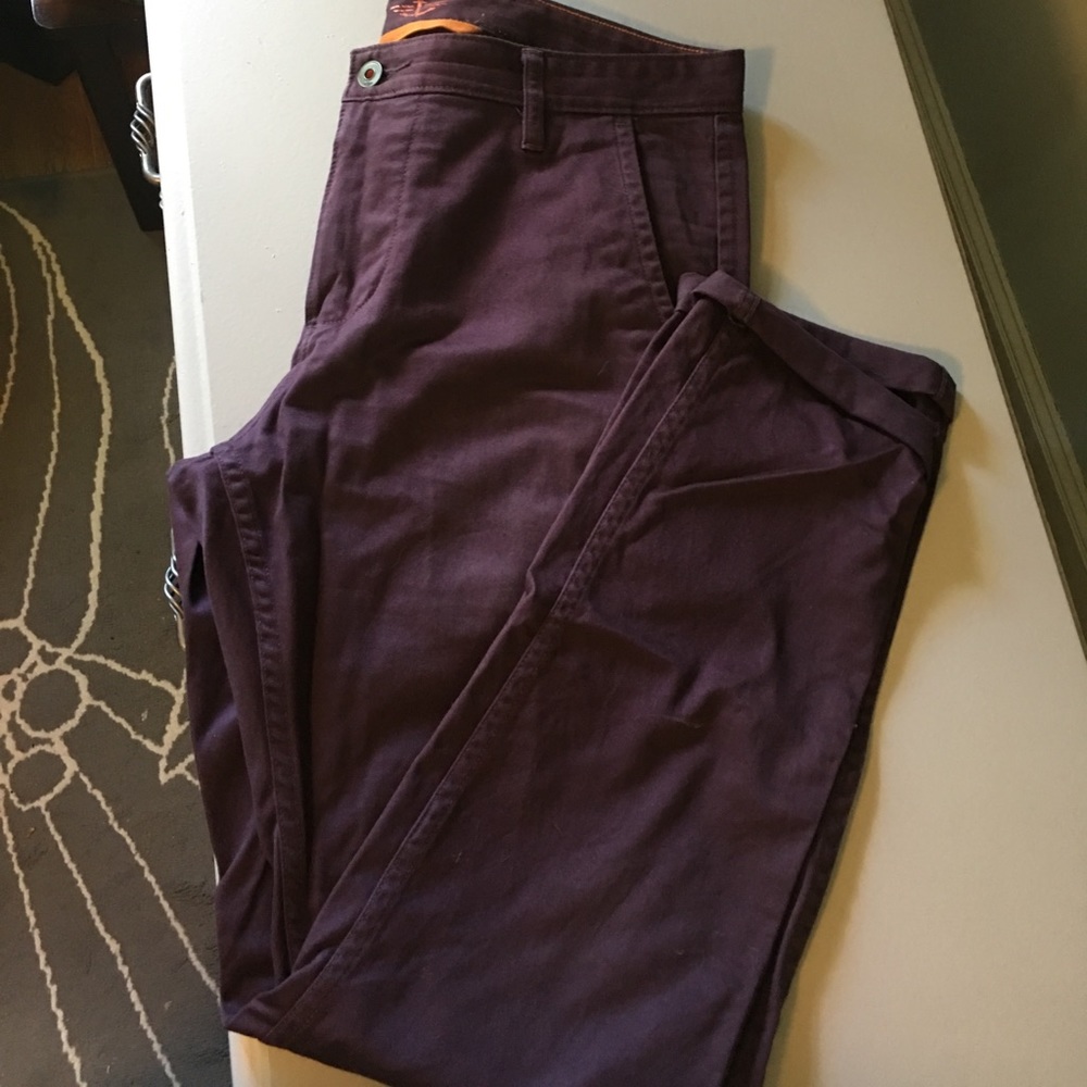 Purple chinos