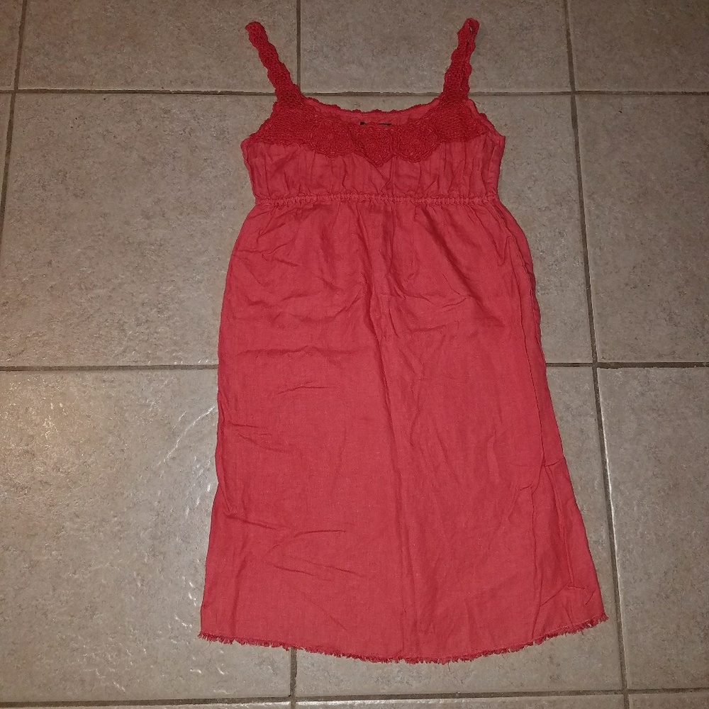 Lucky Brand 100% linen dress size XS