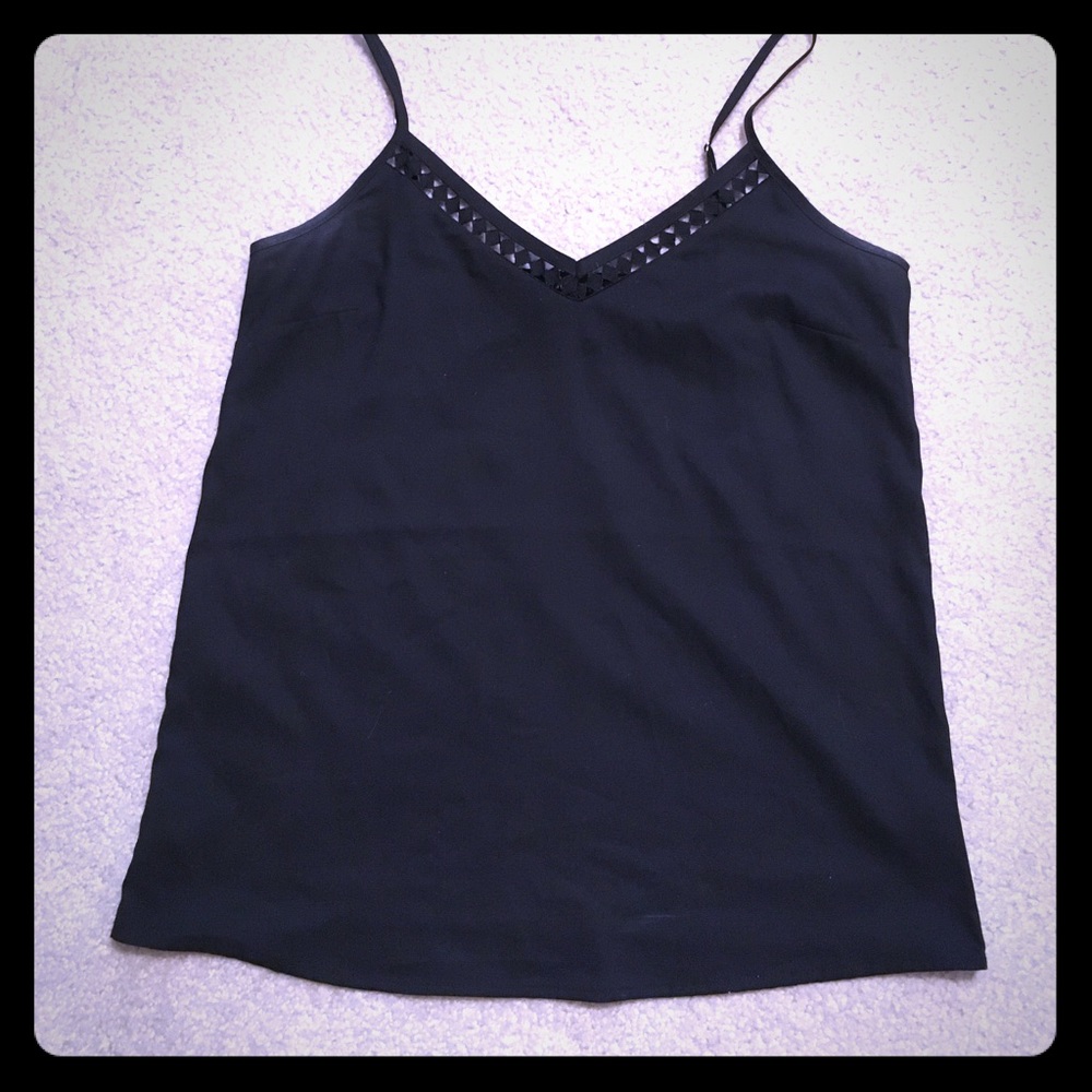 Black camisole blouse