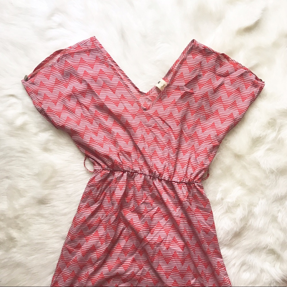 Pink pattern dress