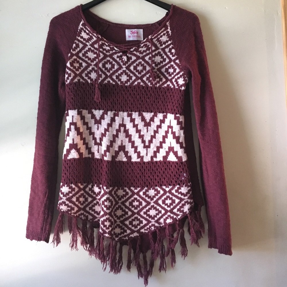 Justice sweater
