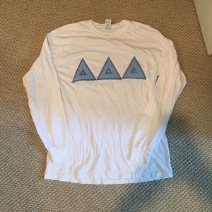 tri delta embroidered long sleeve tshirt