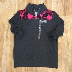 PINK Skinny Collegiate Half Zip Pull Over