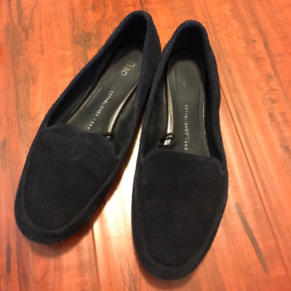 Gap Suede Loafers in Navy