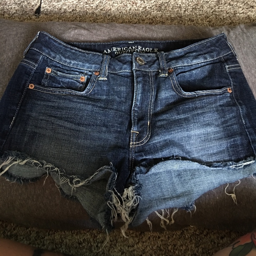 High Waisted American Eagle Jean Shorts