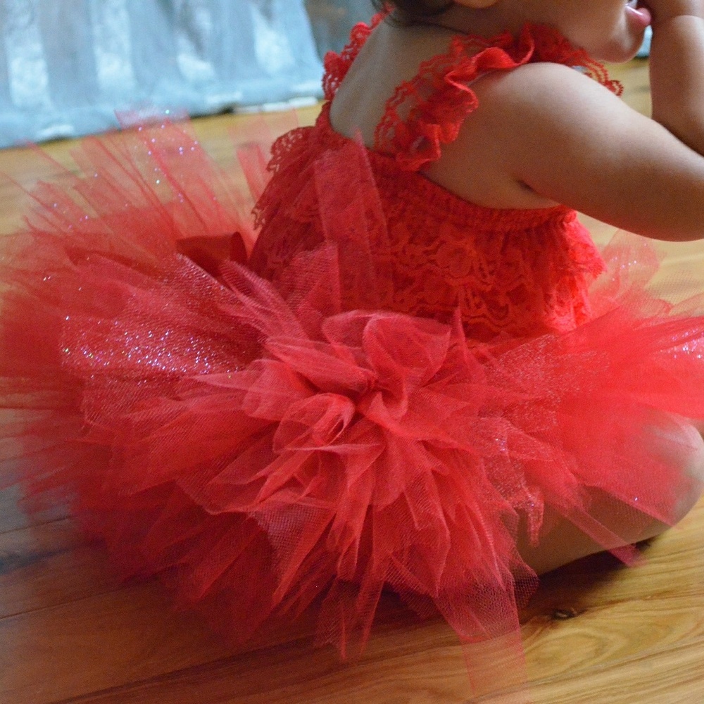 Customize your Tutu!! Glittery Red tutu