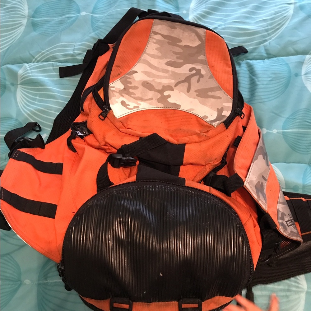 Military reflective motorcycle backpack