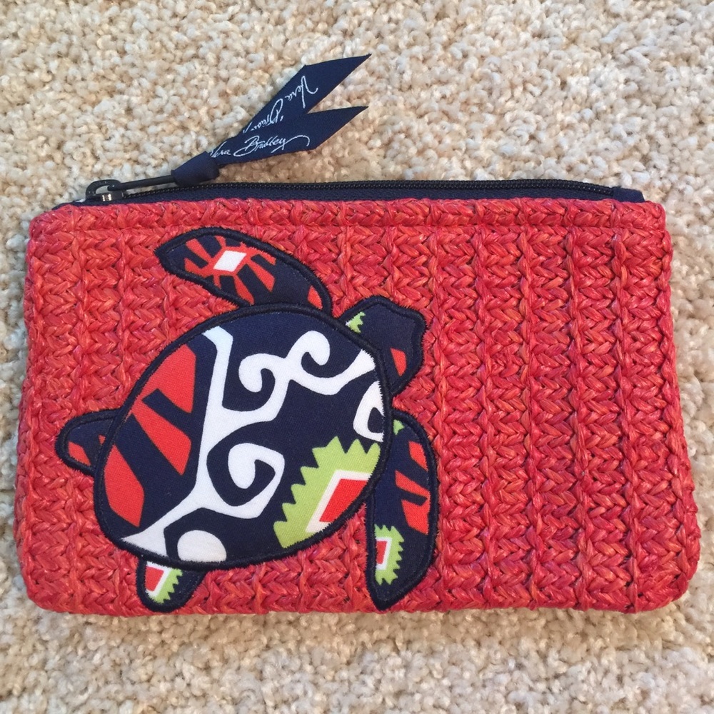 Vera Bradley Straw Zip Pouch