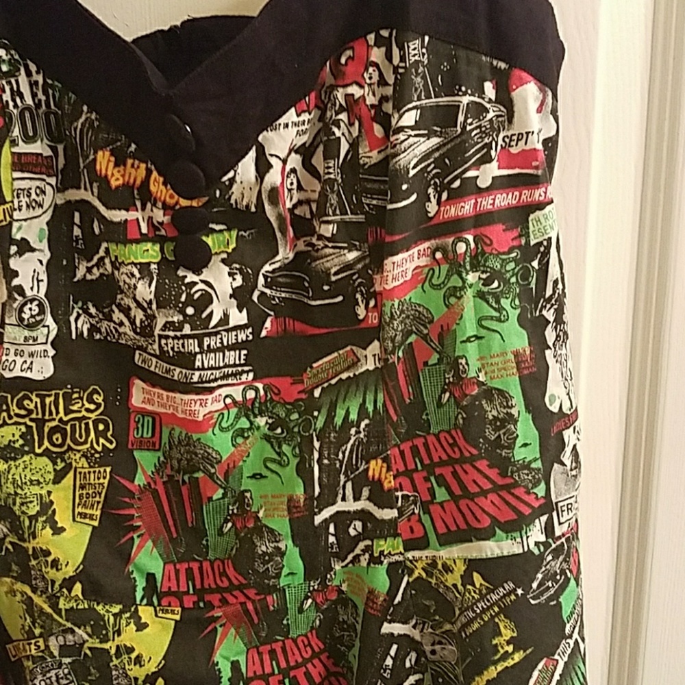 Hell Bunny Monster Movie Dress