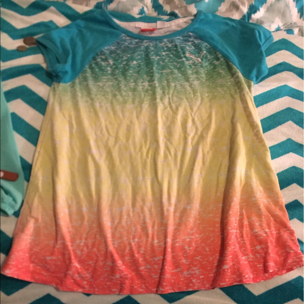 Rainbow kids Puma T-shirt