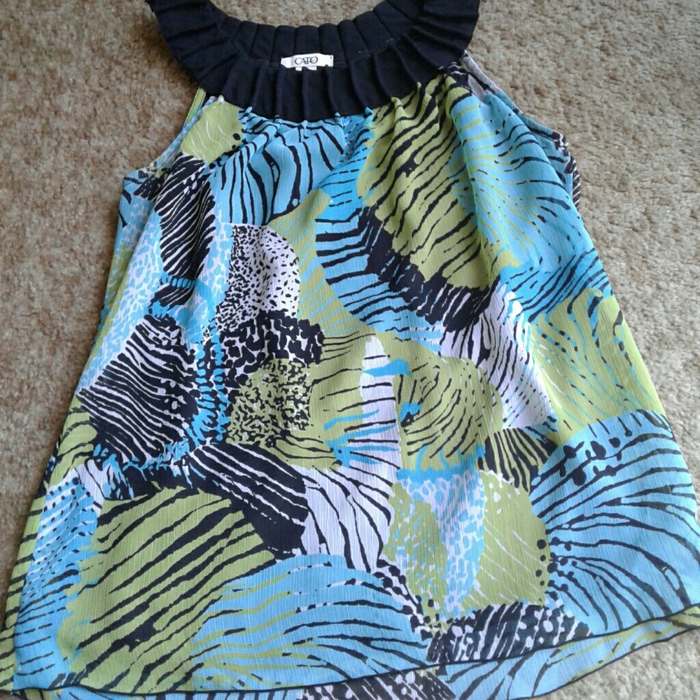 NWOT sleeveless Cato top
