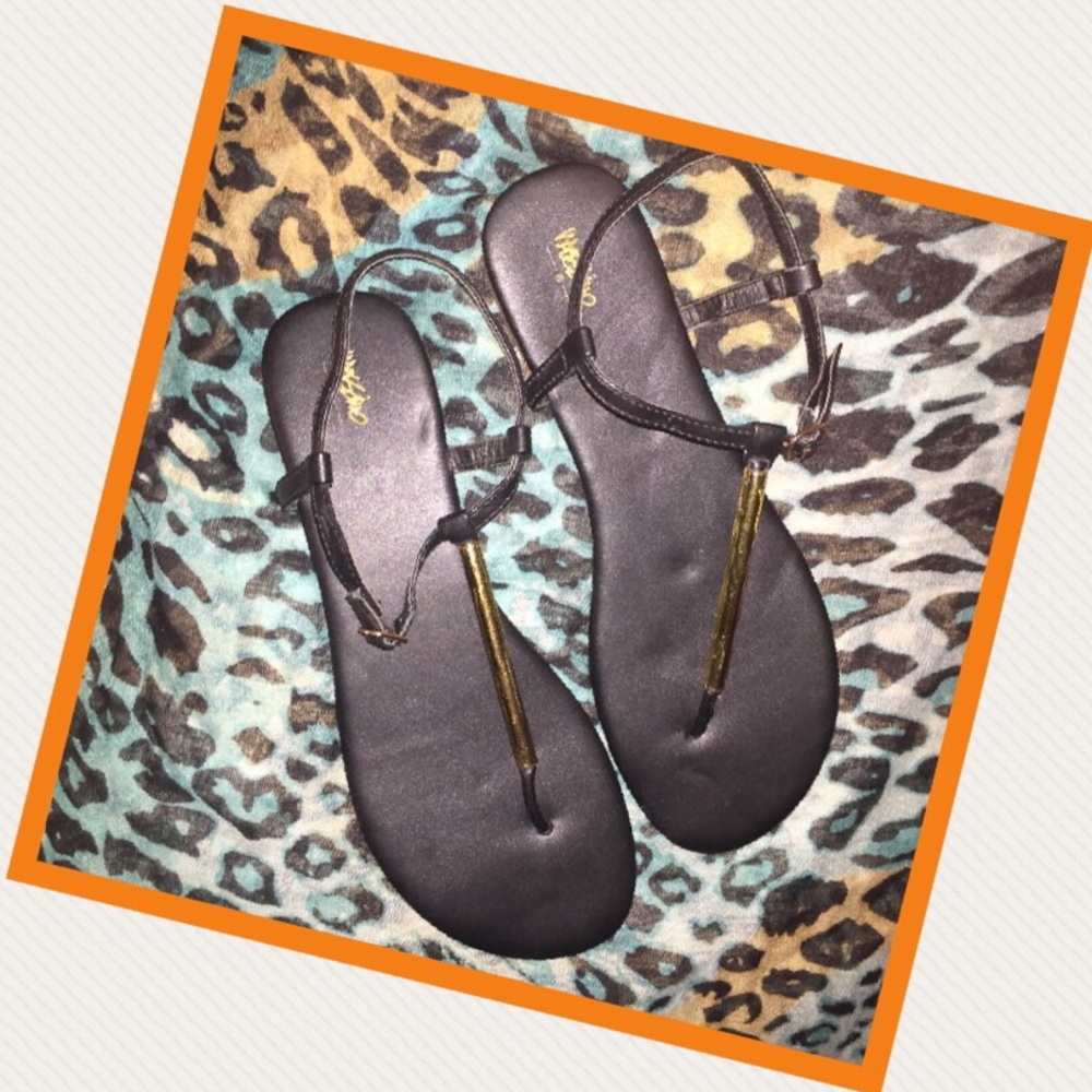 Mossimo Black Thong Sandal women's size 9
