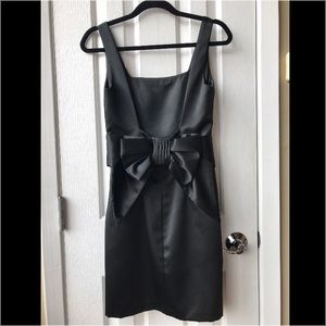 Stunning Cocktail Dress with Plunging Back Bow