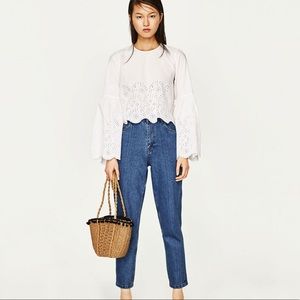 Zara Pom basket purse