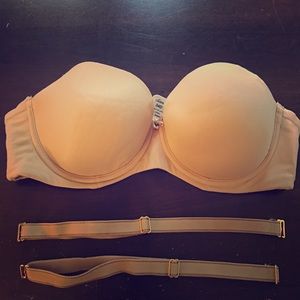 Never worn Soma nude strapless bra