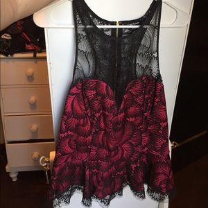Bebe peplum top