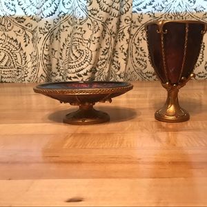 NWT Croscill soap dish & toothbrush holder