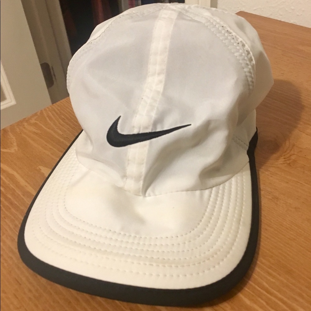 Black and White Nike Hat - Kids, Dri-Fit