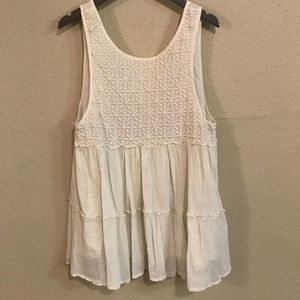 Altar'd state cream top. Size L.