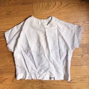 Vintage white tailored top