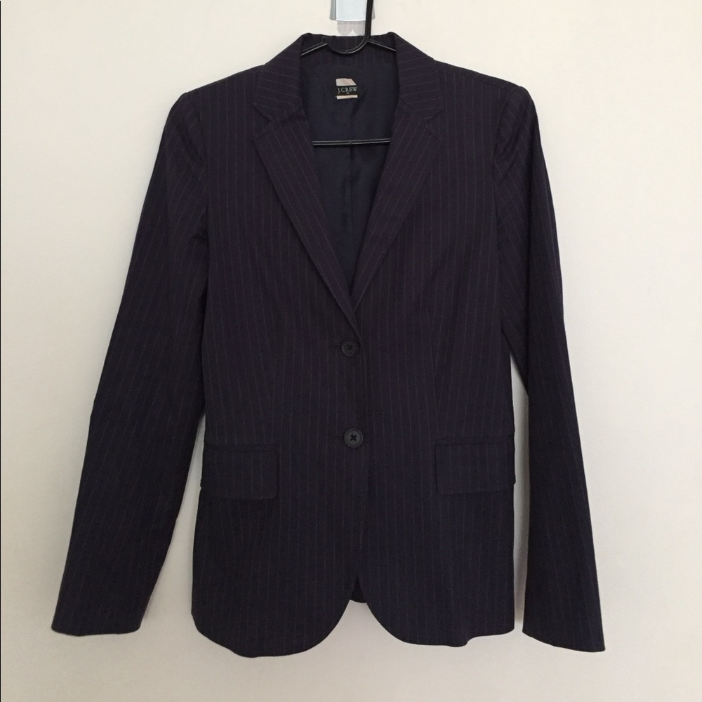 J. Crew pinstriped blazer
