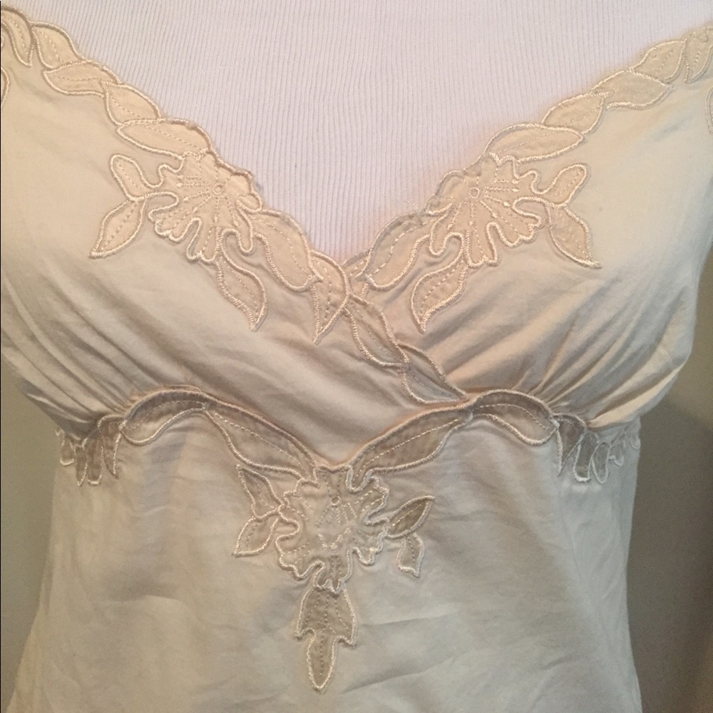 BCBG romantic cotton top S