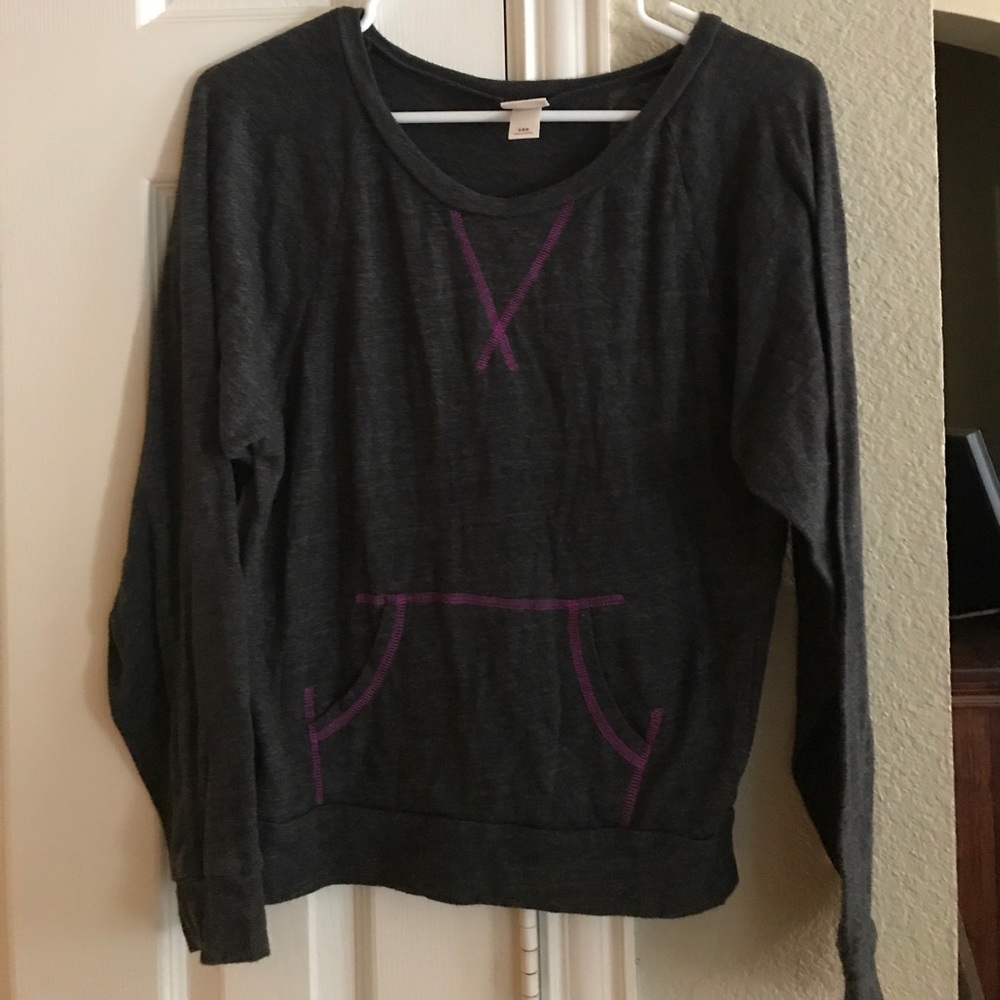Dark grey long sleeve shirt