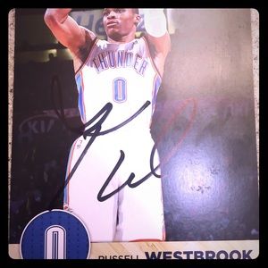 Russell Westbrook autographed picture