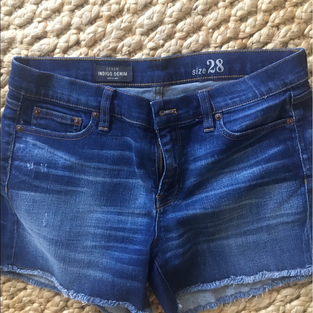 Jcrew denim shorts
