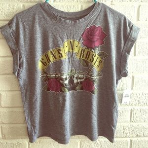 Wet Seal Guns N Roses short t-shirt. NWT