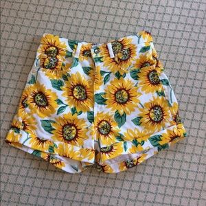 American apparel sunflower shorts
