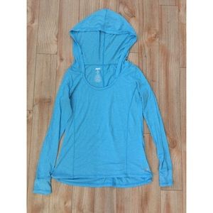 Long Sleeve Blue Running Top