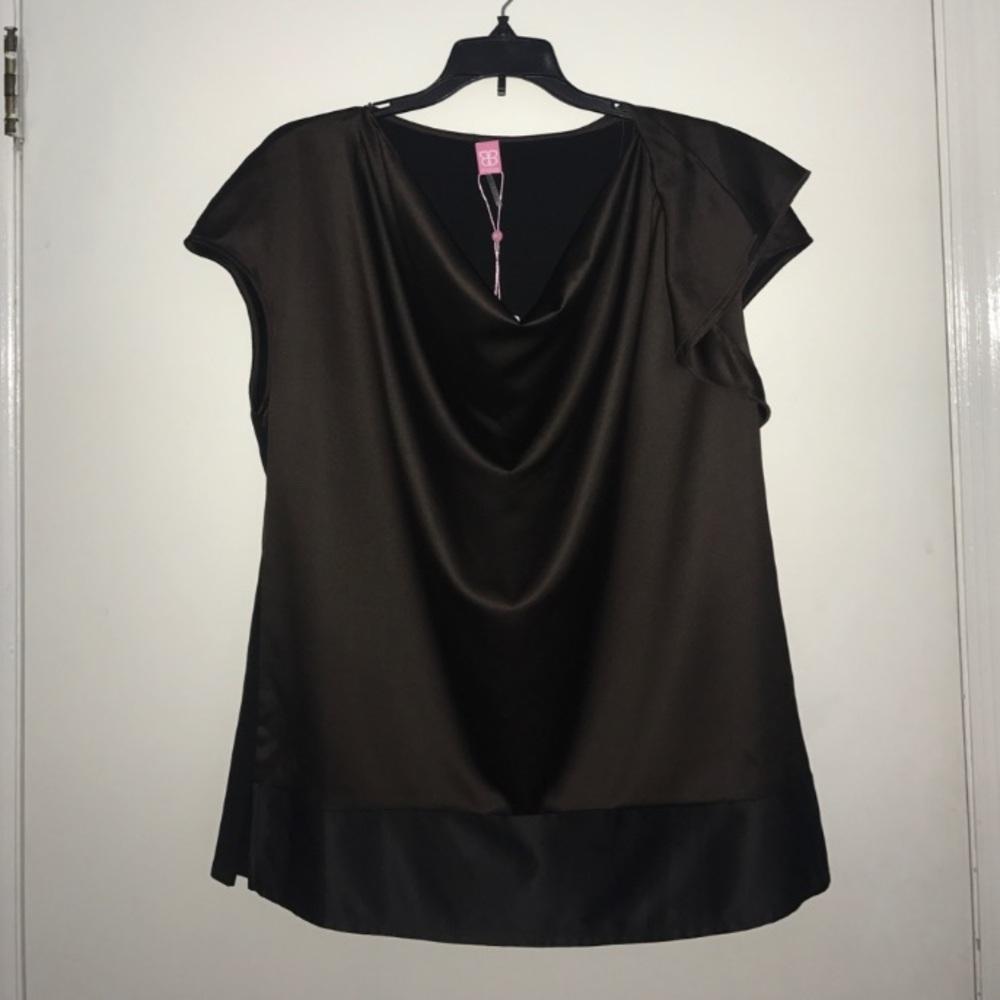 NWT👚 Brown/Black Blouse